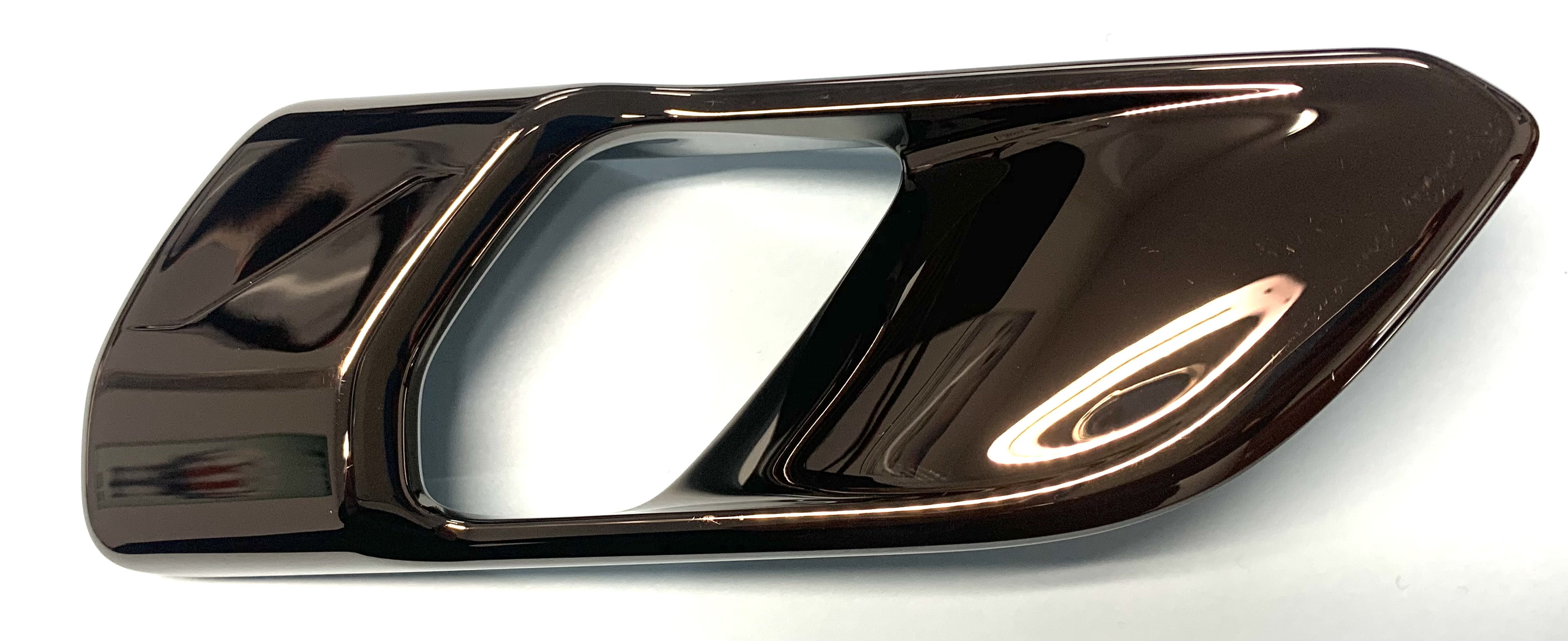 汽車(chē)門(mén)把手:塑膠注塑+水電鍍+PVD+AF防指紋鍍